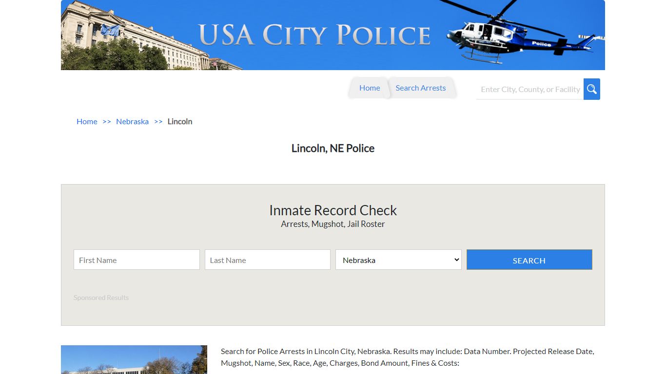 Lincoln, NE Police | Jail Records